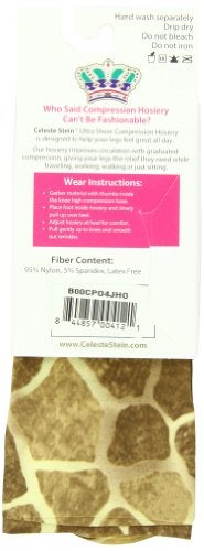Celeste Stein Therapeutic Compression Socks New Giraffe 815 mmhg 1Pair - Image 5