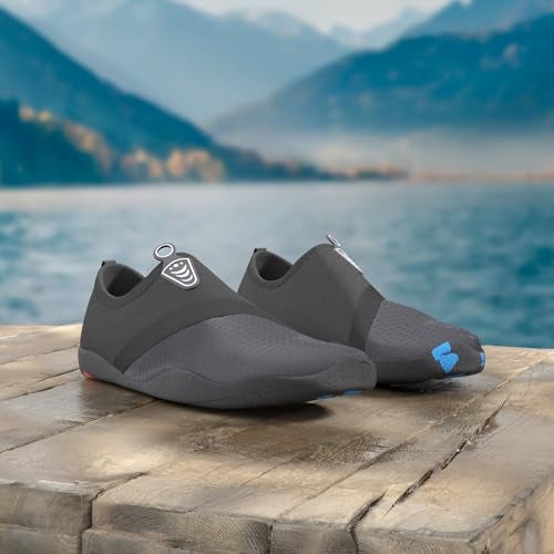 Vsufim Quick-Dry Water Sports Barefoot Shoes Aqua Socks for Swim Beach Pool Surf Yoga for Women Men (9 Women/8 Men) - Image 2