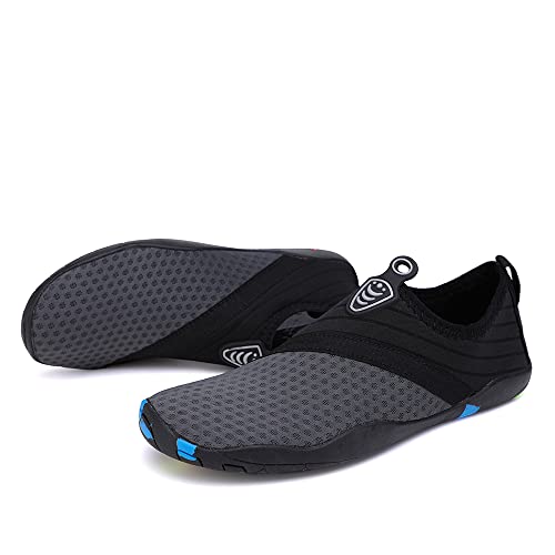 Vsufim Quick-Dry Water Sports Barefoot Shoes Aqua Socks for Swim Beach Pool Surf Yoga for Women Men (9 Women/8 Men) - Image 4