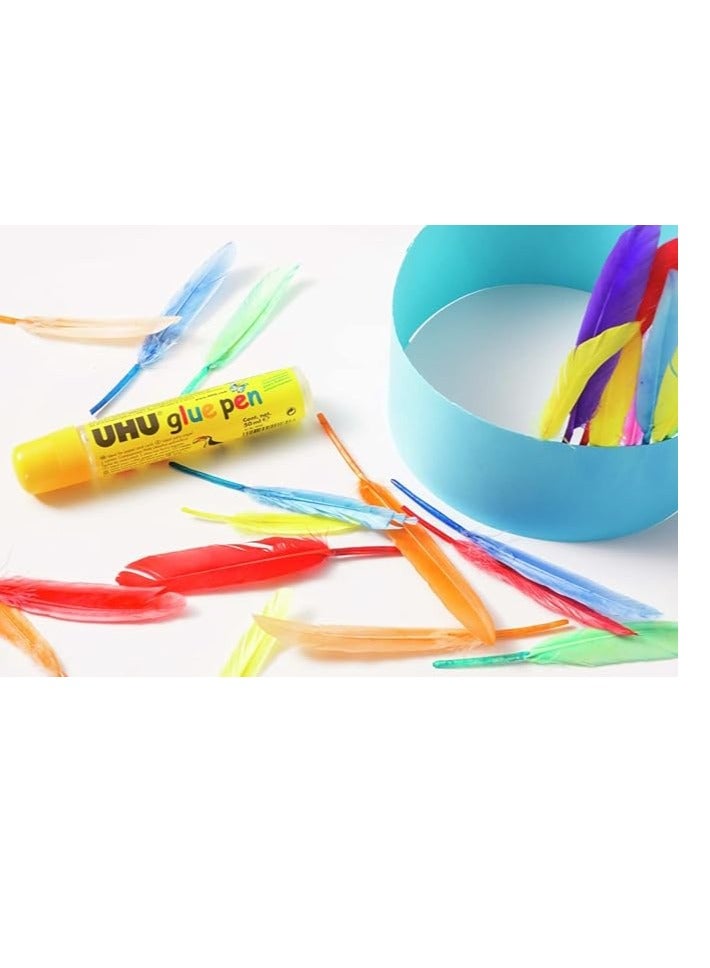 يو إتش يو قلم غراء سائل مكون من 4 قطع 50 مل لكل زجاجة - Image 3