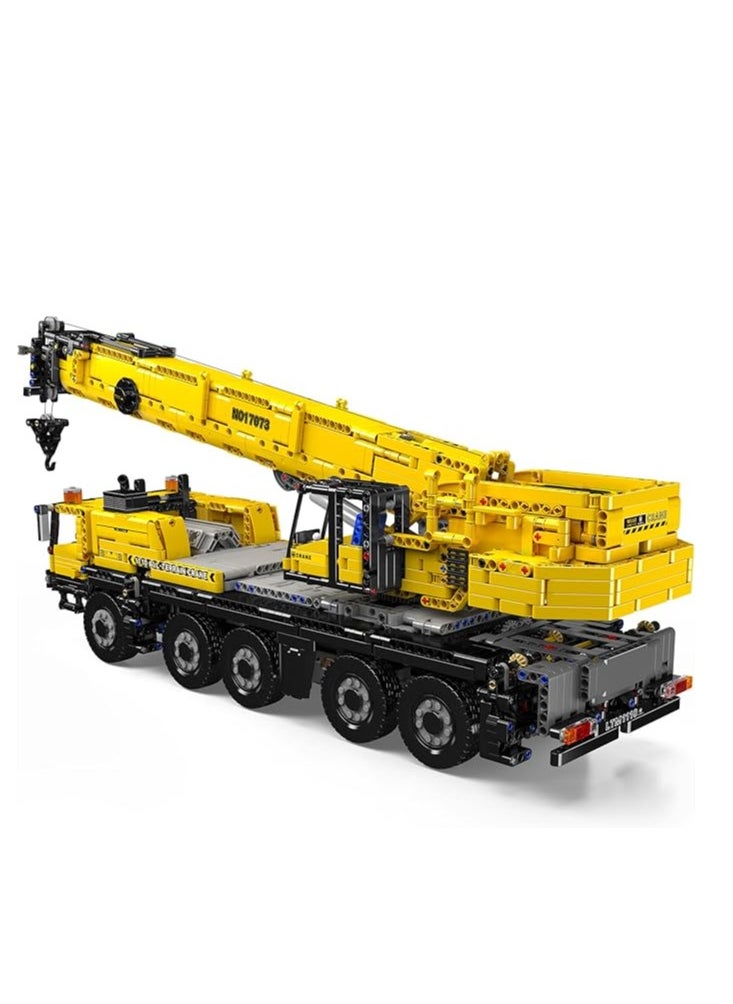 mould king 17073 Educational Engineering LTM Crane, All Terrain Remote Controlled Construction Crane Machine Models for Boys & Girls Age+14, Crane Biulding Block Toys (3218 Parts)  - Image 2