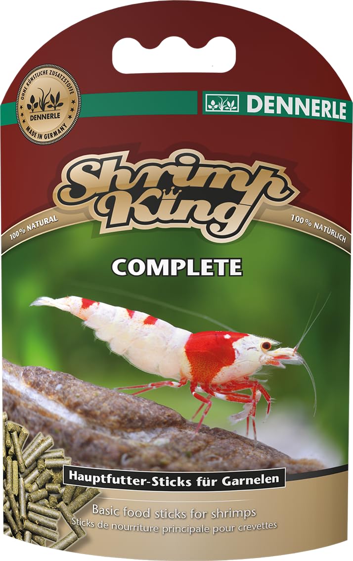 Dennerle Shrimp King Complete 1.587 oz (45g) - Premium Shrimp Food for Balanced, Healthy Growth, molting, colorfulness and Joy of Reproduction - Image 1