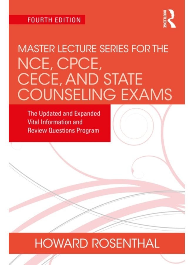 Master Lecture Series for the NCE CPCE CECE and State Counseling Exams The Updated and Expanded Vital Information and Review Questions Program - Paperback