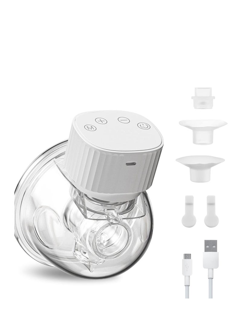 Breast Pump, Portable Pump with 3 Mode  9 Levels Strong Pumping, Anti-backflow Ultra, Touch Control LED Display, 19/22mm Flange Painless Breastfeeding Breast Pump - Image 1