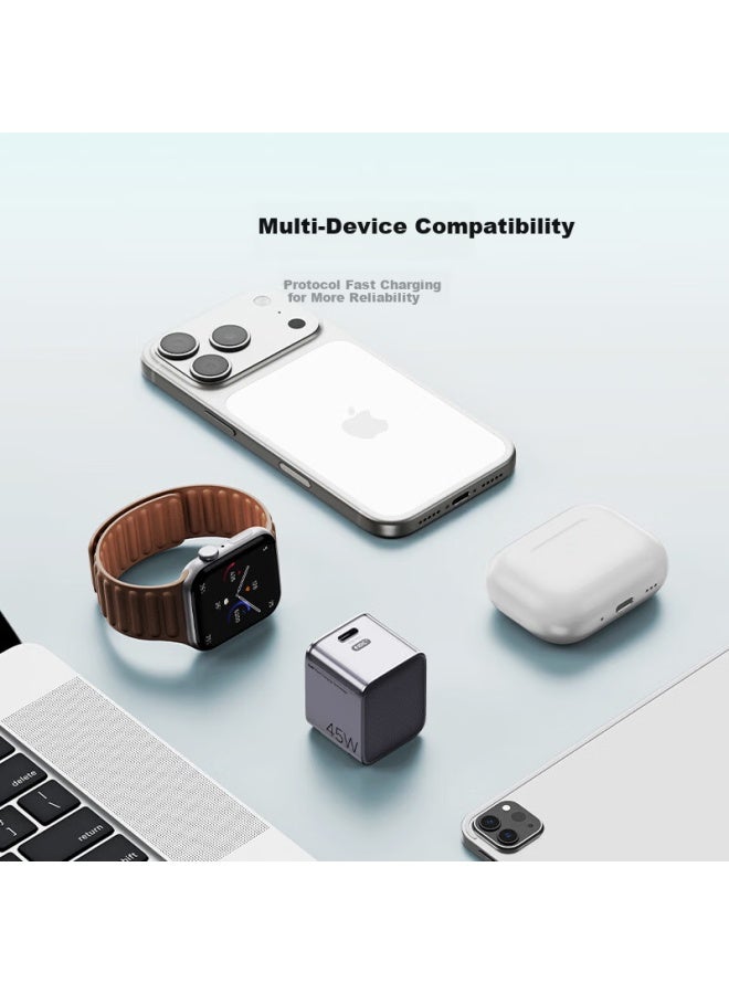 Miiiw 40w Apple 17 Max Config 45w Full Power Gan Charger Compact Charger Set Compatible With Apple Huawei Supports Xiaomi Private Protocol - Image 3