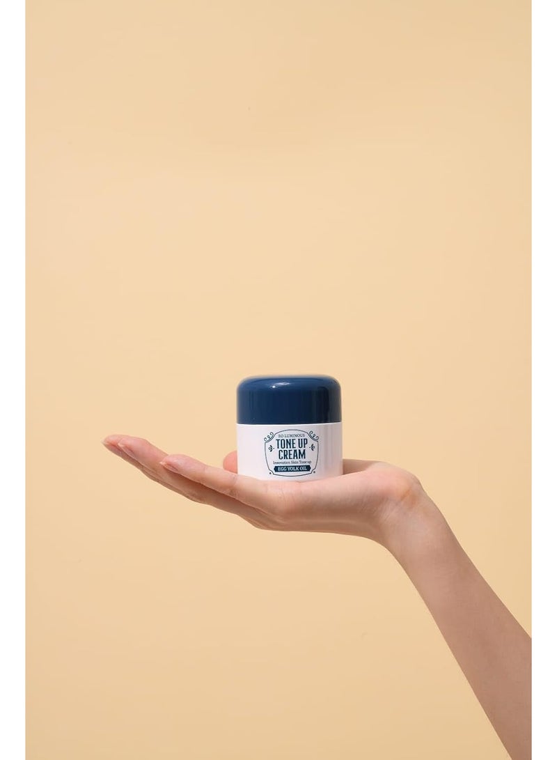 EO Korean EO Luminous Skin Tone-up Cream (Foundation Replacement), Instant Fast Solution for Flawless and Naturally Luminous Skin, 52ml - Image 3