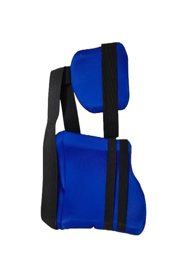 Grant واقي فخذ الكريكيت من جرانت، أزرق ملكي، تصميم احترافي مع أحزمة قابلة للتعديل، معدات حماية الكريكيت للرجال (للأولاد) - Image 5