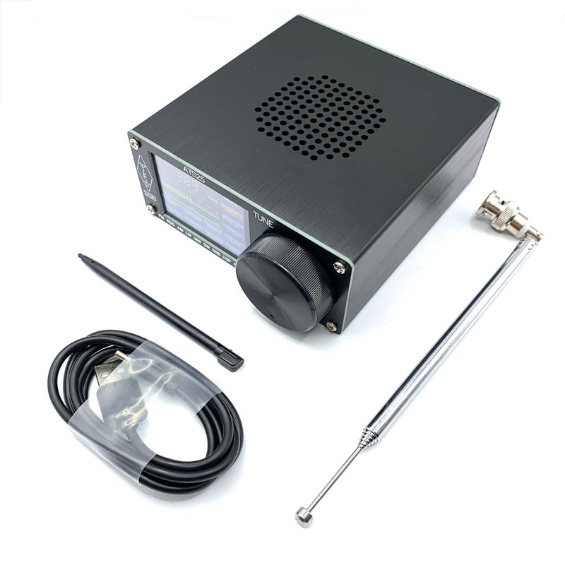 All-Band Radio Receiver 2.4 Inch Color Touch Screen - Aluminium Alloy Wear-Resistant Cover DSP Receiver for Home Outdoor Radio Enthusiasts - Image 4