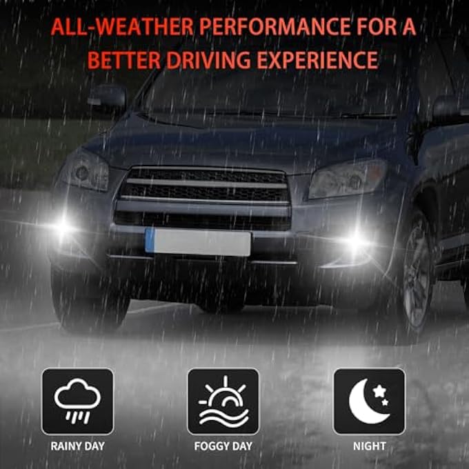 Unity 1Pair Led Fog Lights For Toyota 20092013 Corolla20122015 Tacoma20102013 4Runner20072014 CamryRav4 Matrix Avalon Prius Solara Venza Yaris2006 Scion For Lexus Gs350 Hs250H IsF - Image 5