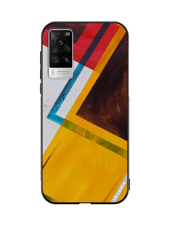 VR CREATIVE Protective Case Cover For Vivo X60 Pro Abstract Design Multicolour - Image 1