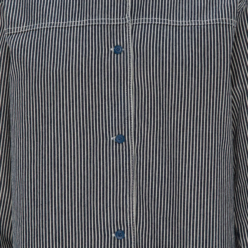 VANS navy and white pinstripe Women's Ground Work Dusk Downer Dress for Women | Best Price UAE