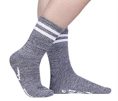 SweetGo Dobby Socks, Dobby Is Free Knitted Words Unisex Combed Cotton Novelty Socks 1 Pack (Light Gray, One Size) - Image 5