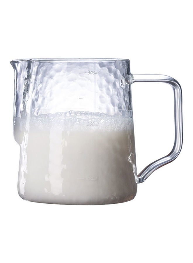 NIBEMINENT Milk Frothing Pitcher Clear 18.20x11.70x13.80cm - Image 1