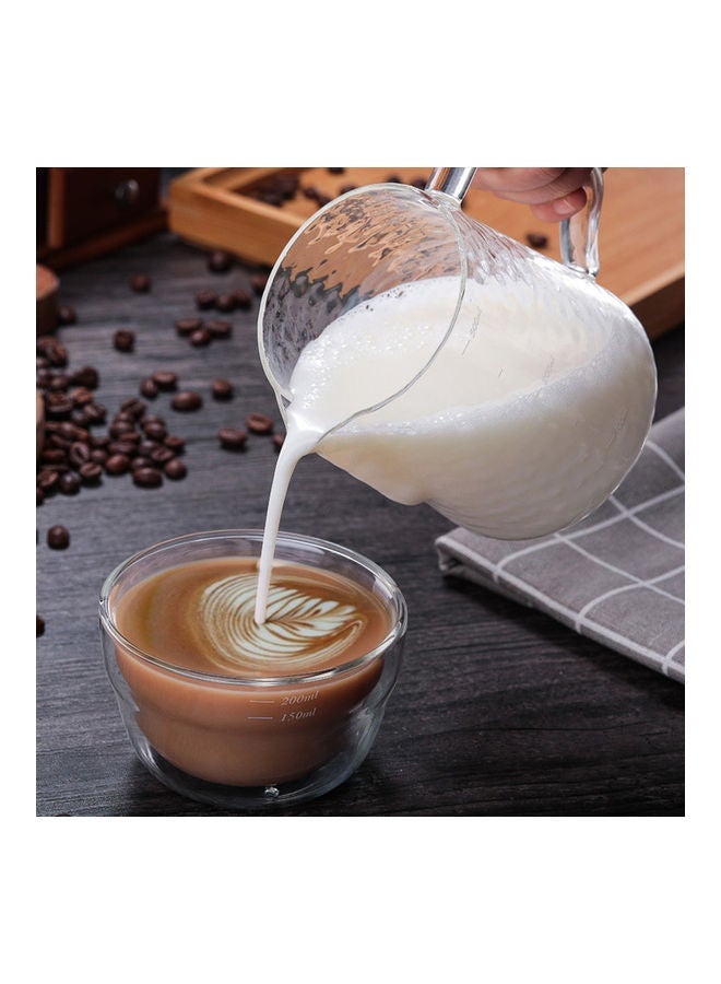 NIBEMINENT Milk Frothing Pitcher Clear 18.20x11.70x13.80cm - Image 4