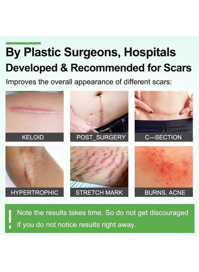 ZODENIS Silicone Scar Sheets(1.8” x 157”Inch- 4M), Scar Tape, Scar Strips, Medical Grade, Scar Remover, C-Section, Surgery, Keloid, Tummy Tuck, Scar Patch. - Image 2