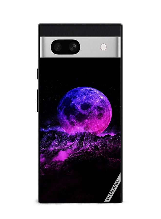 VR CREATIVE Protective Case Cover For Google Pixel 7a Galaxy2 Design Multicolour - Image 1