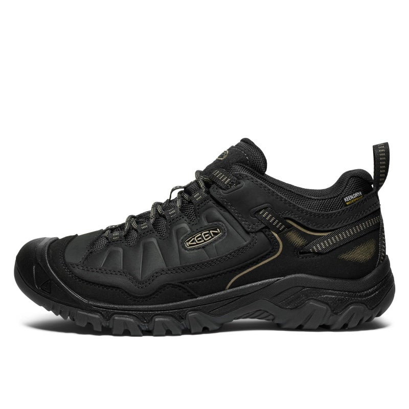 KEEN Men's Targhee 4 Low Height Durable Comfortable Waterproof Hiking Shoes, Triple Black, 13 - Image 3