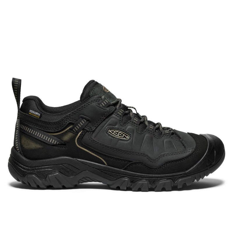 KEEN Men's Targhee 4 Low Height Durable Comfortable Waterproof Hiking Shoes, Triple Black, 13 - Image 2