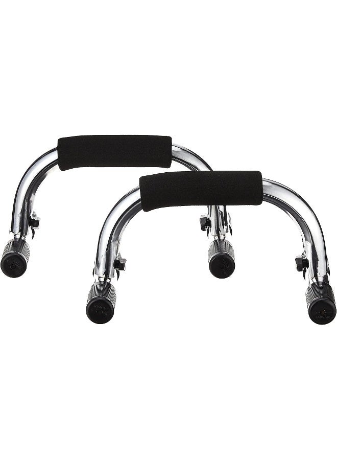 CAP Barbell Push Up Bars (Pair), Chrome - Image 4