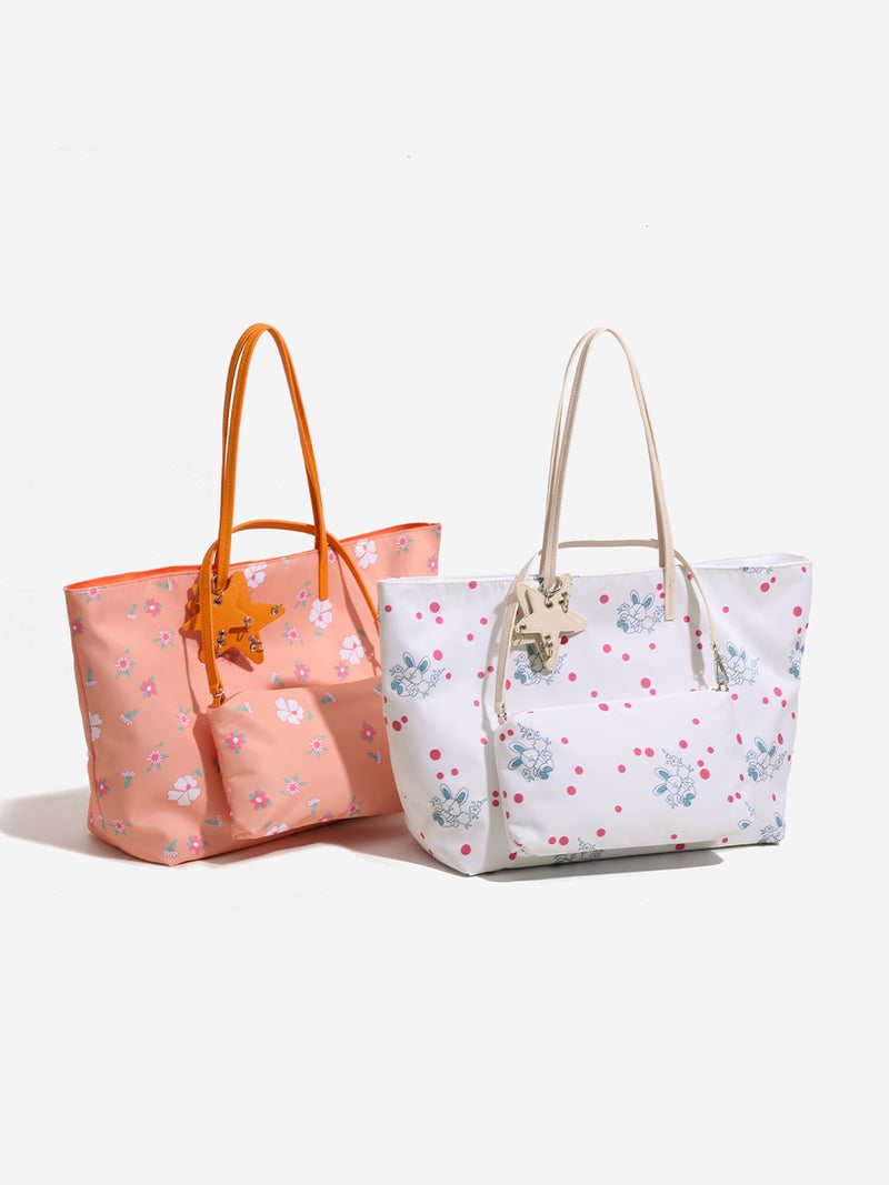 Niche Design Double-Sided Tote Bag Large Capacity Printed Class Commuting Women'S Bag Shoulder Handbag - Image 3