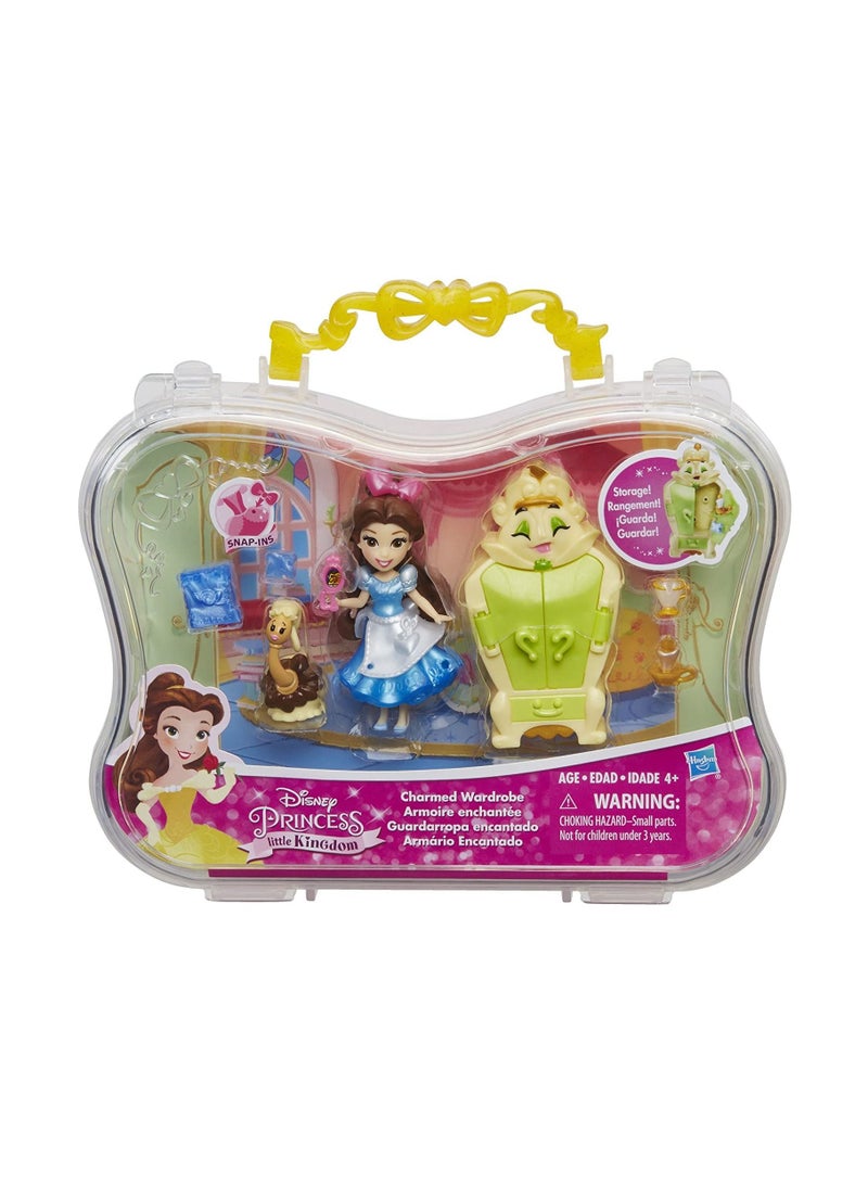 HASBRO - GAMING مجموعة ألعاب خزانة بيل الساحرة من مملكة ديزني الأميرة الصغيرة - Image 1