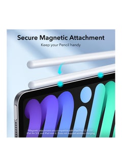 ESR ESR for Apple Pen, iPad Pencil, Stylus Pen for iPad 10/9/8/7/6, iPad Pro 11/12.9, iPad Air 5/4/3, iPad Mini 6/5, Tilt Sensitivity and Palm Rejection, Magnetic Attachment, White  - Image 5