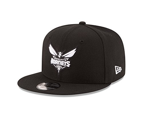 NEW ERA NBA Charlotte Hornets Men's 9Fifty Snapback Cap, One Size, Black - Image 3