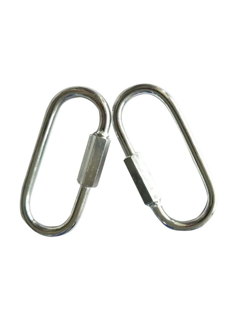 XIANGYU - 2-Piece Heavy Duty Swing Hammock Snap Hanging Anchor Bracket Hook Metal Swivel Keychain Carabiner - Image 1