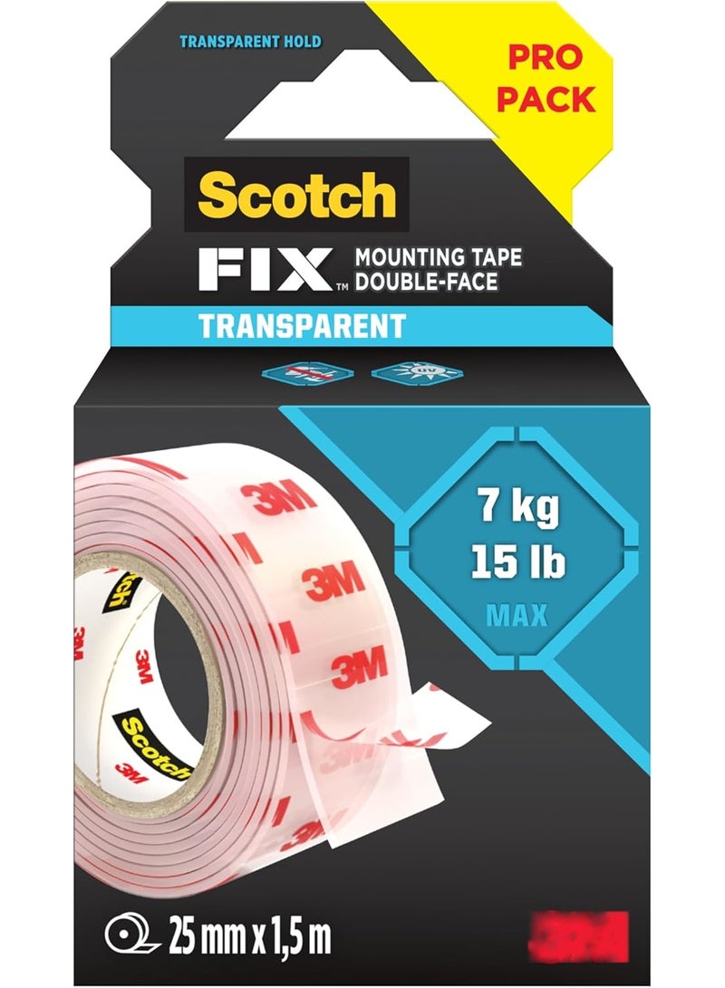 Scotch  Double Sided Mounting Tape Clear