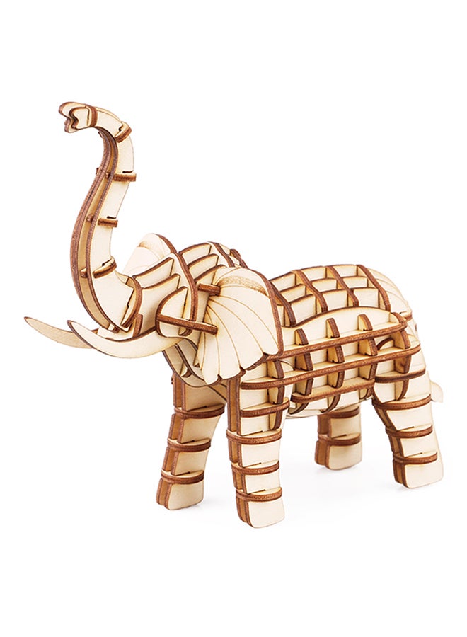 Sharpdo DIY 3D Realistic Animal Wooden Elephant Shape Puzzle