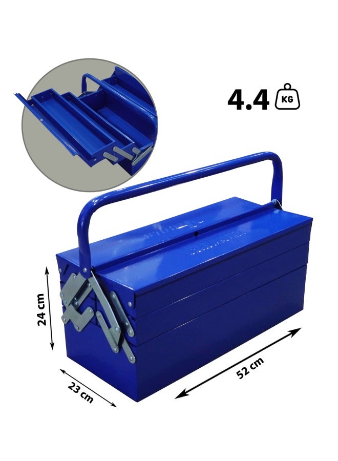 VTOOLS 5 Tray Metal Tool Box - Image 2