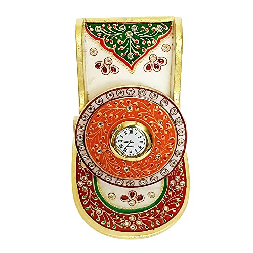 Handicraft Kingdom Mobile Holder for Gym for Men Smart Cell Phone Stand with Inbuilt Small Clock Card Organizer for iPhone Samsung Approx Size 45 Inch Wt 900 Gm Pack of 2 - Image 4