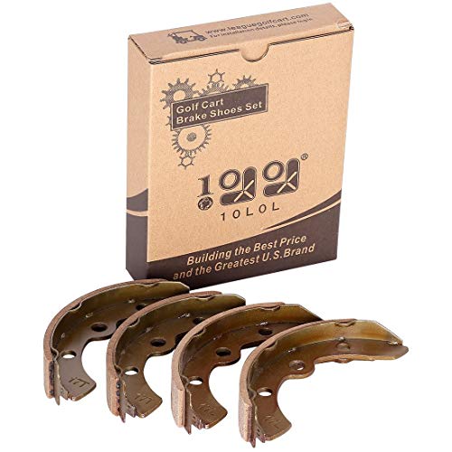 9.99WORLD MALL Golf Cart Brake Shoes for Club Car DS 1995-up,Club Car Precedent 2004 up,Yamaha G1 G2 G8 G9 Golf Cart, EZGO 1986.5-1996 OEM# 1018232-01 (2 Short, 2 Long) - Image 5