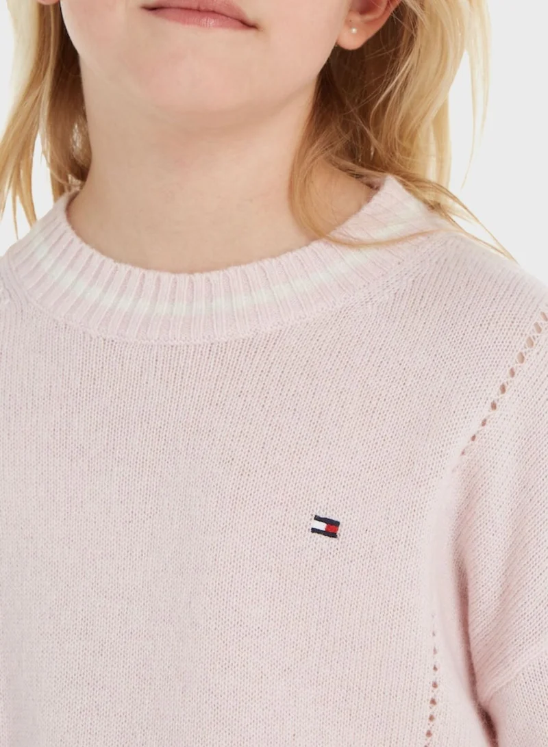 TOMMY HILFIGER Kids Crew Neck Sweater