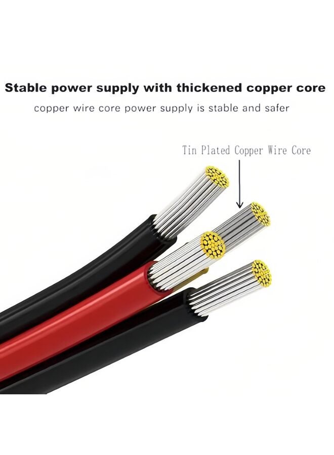 6 Pin SATA Power Cable 3 Pack SATA 15-Pin to 6-Pin PCI Express Card Power Cable Adapter 8 Inch - Image 2