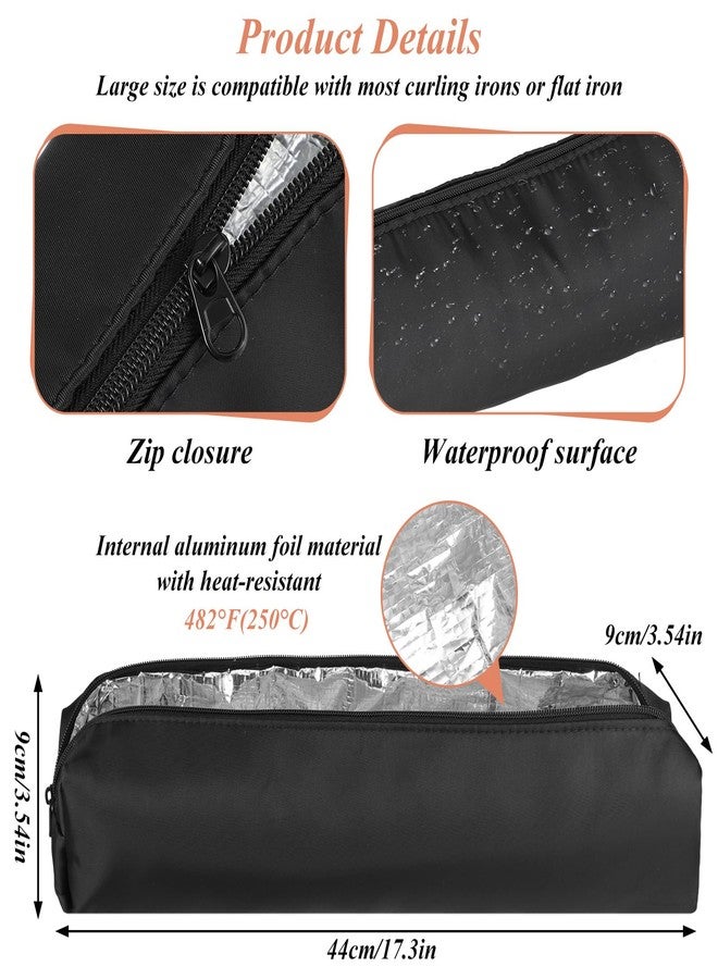 WJIAAA Professional Hot Hair Tools Organizer Bag for Curling Flat Irons - Image 2