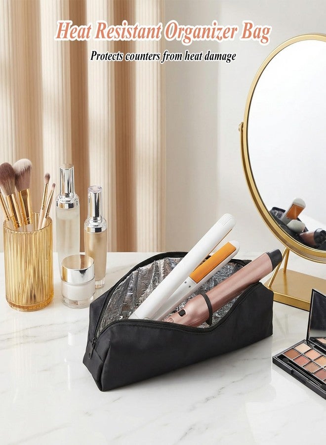 WJIAAA Professional Hot Hair Tools Organizer Bag for Curling Flat Irons - Image 3