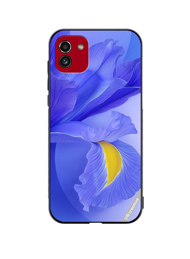VR CREATIVE Protective Case Cover For Samsung Galaxy A03 Flower Design Multicolour - Image 1