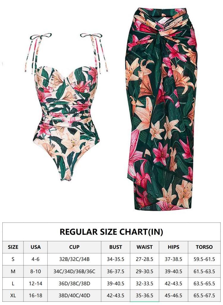 2-Piece Women Swimsuit With Skirt Holiday Beach Dress Covering The Belly High Waisted Swimsuit Fashionable Surfing Wear Summer - Image 5