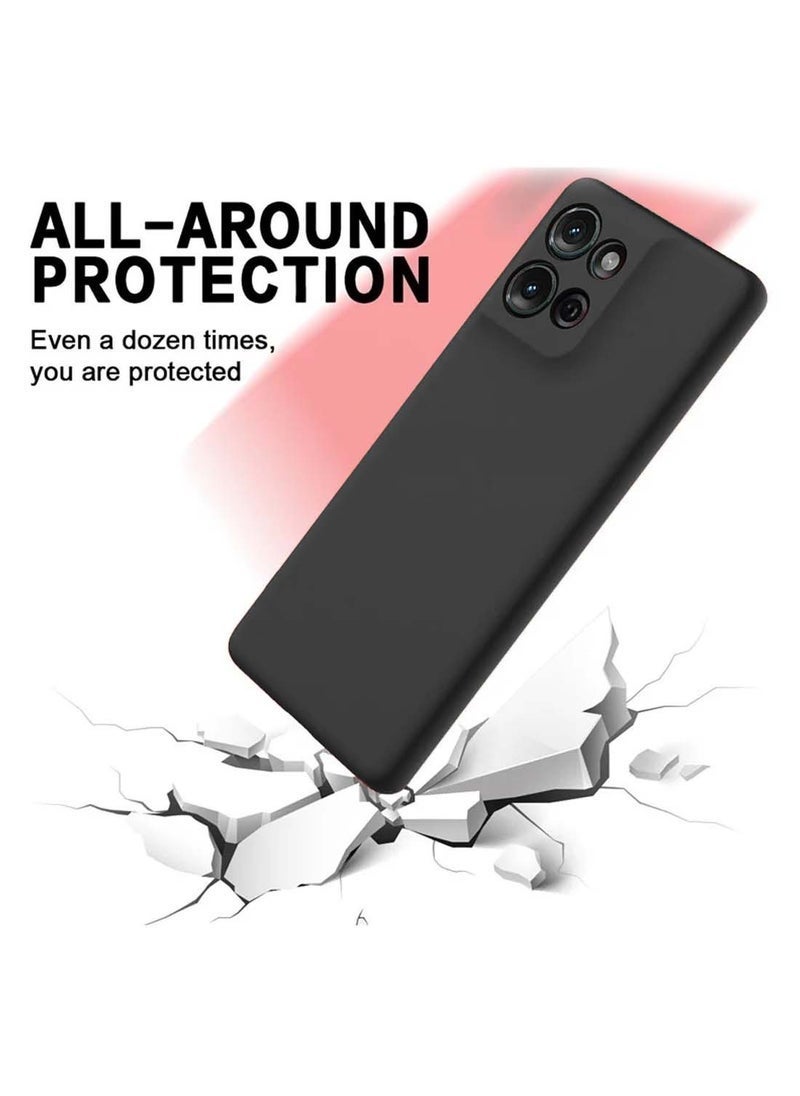 ELTRAZONE Motorola Moto G15 4G 2025 Premium Soft Liquid Silicone Case Cover – Black, Ultra-Protective, Sleek Design, Shock Absorbent, Anti-Scratch, Easy Grip, Full Access to Ports & Buttons – Durable, Lightweight, Slim Fit for Motorola Moto G15 4G  - Image 4