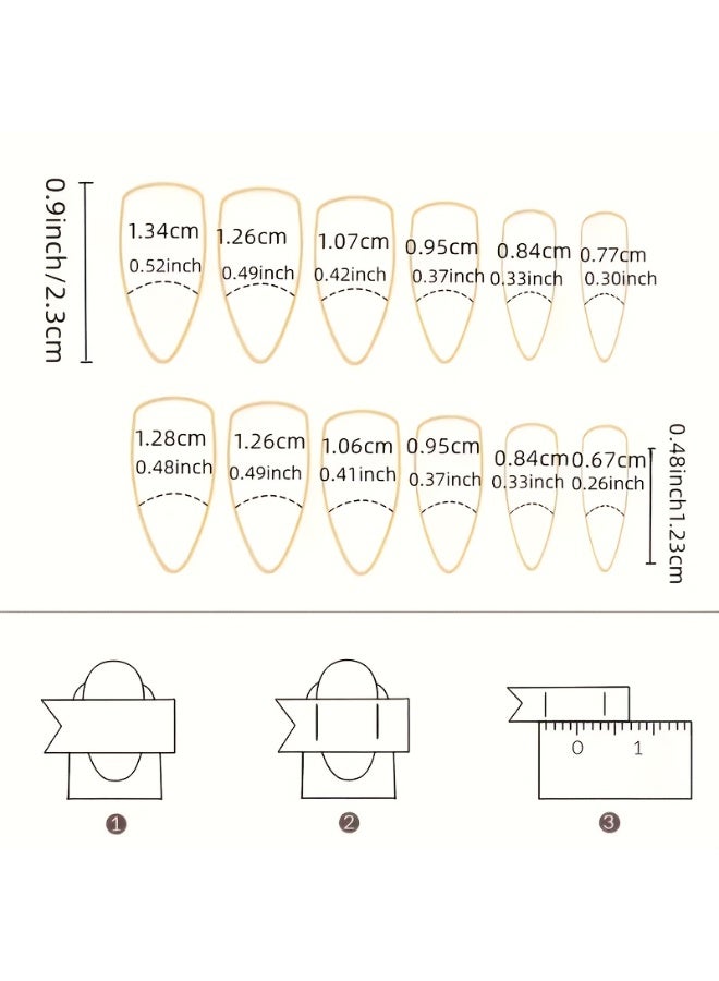 KHAJUL 24pcs Short Almond-shaped Press On Nails Glossy Pinkish French Style Flashing Cat Eye Fake Nails Reusable Artificial Nails for Women - Image 4