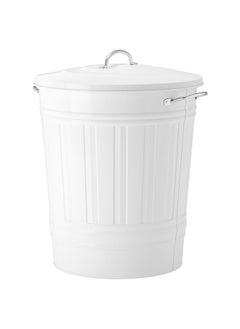 Zaboon Bin With Lid, White, 40 L  - Image 1