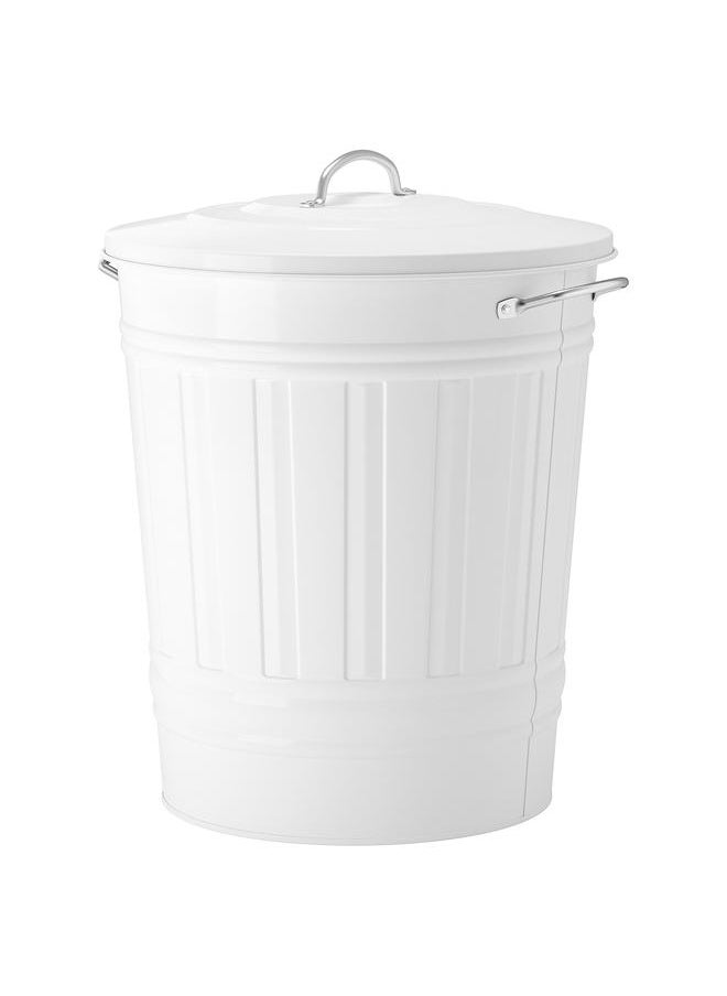 Zaboon - Bin With Lid, White, 40 L - Image 1