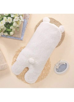 Brandonn Baby Boy'S And Baby Girl'S Hooded Wearable Baby Blanket Cum Baby Wrapper Blanket Combo Of 2 (White, Blue, 0-6 Months )  - Image 3
