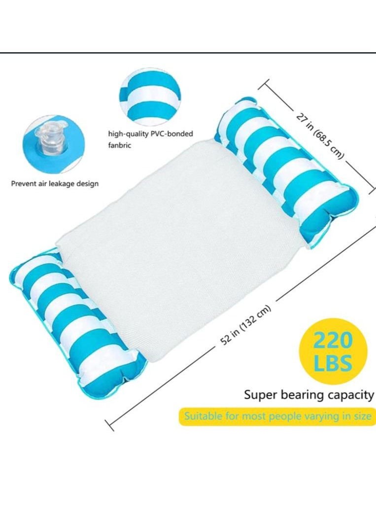 Soofam Multi-Purpose 4-in-1 Water Floating Chair Rafts (Saddle, Lounge Chair, Hammock, Drifter) for Swimming Pool  Beach And Water Amusement Park  - Image 3