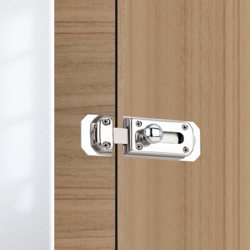 Sardar 4 inch Stainless Steel Door Security Latch Lock|Tower Bolt| Door Latch| for Home/Bathroom/Kitchen/Office (1) - Image 3