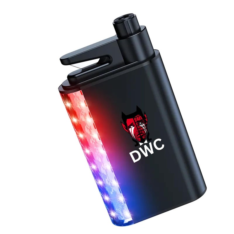 DEVIL Will Cry 3-in-1 Multi-Functional Safety Hammer with LED Warning Light, Window Breaker, Seat Belt Cutter, Black - Image 1