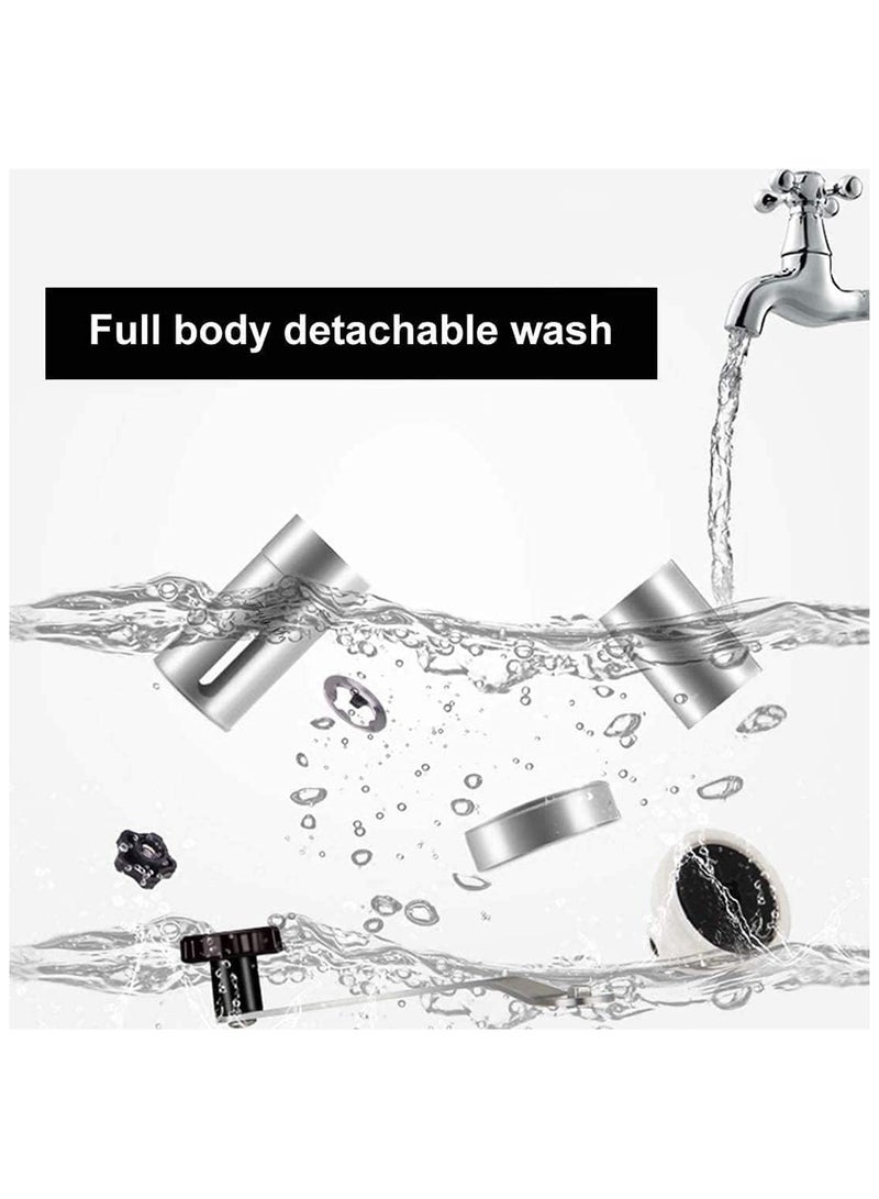 بلومنغ تايم مطحنة حبوب القهوة اليدوية المحمولة المصنوعة يدويًا من السيراميك المصنوعة من الفولاذ المقاوم للصدأ، أداة طحن المطبخ - Image 5