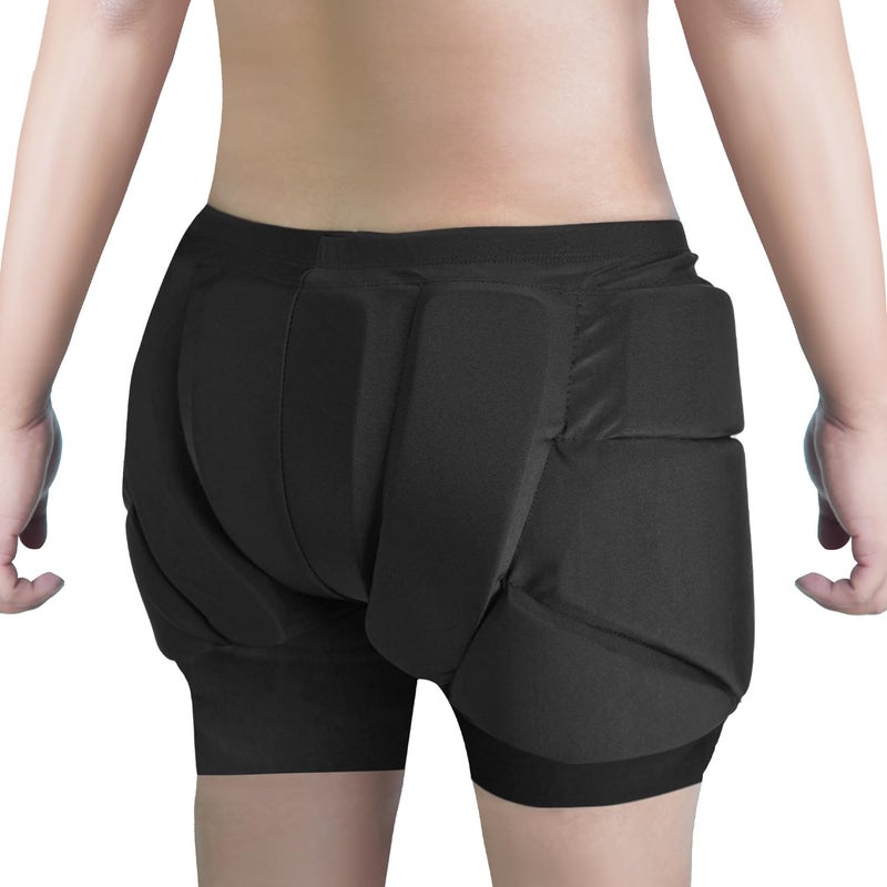 AIDY-PRO Snowboard Padded Shorts Impact Shorts for Snowboarding, Hip and Butt Pads for Skating, Snowboard Butt Pad for Kids and Adult - XL - Image 4
