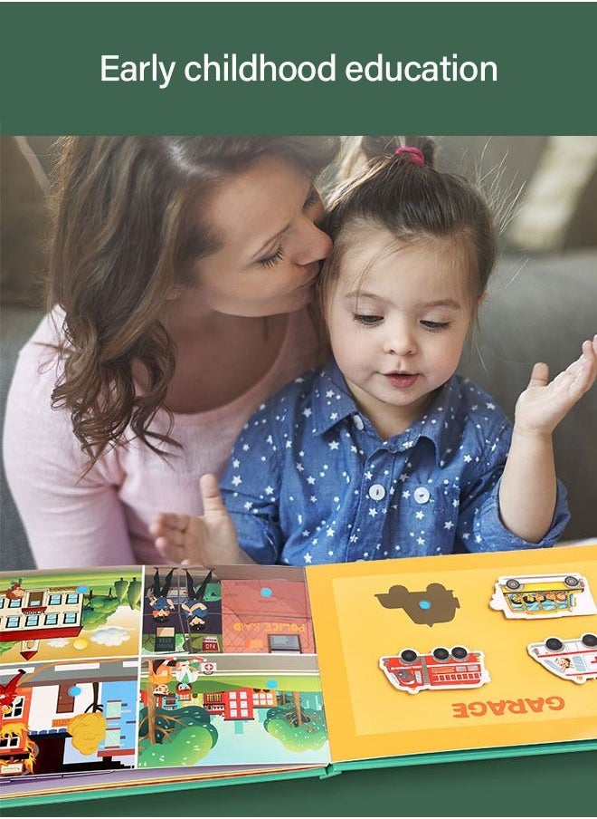 GROIC - Quiet Book for Toddlers, 2022 New Montessori Interactive Felt Quiet Book for Toddlers 2-6, 10 Pages Educational Toy Travel Toy for Boys Girls, Preschool Learning, Animal Theme - Image 1